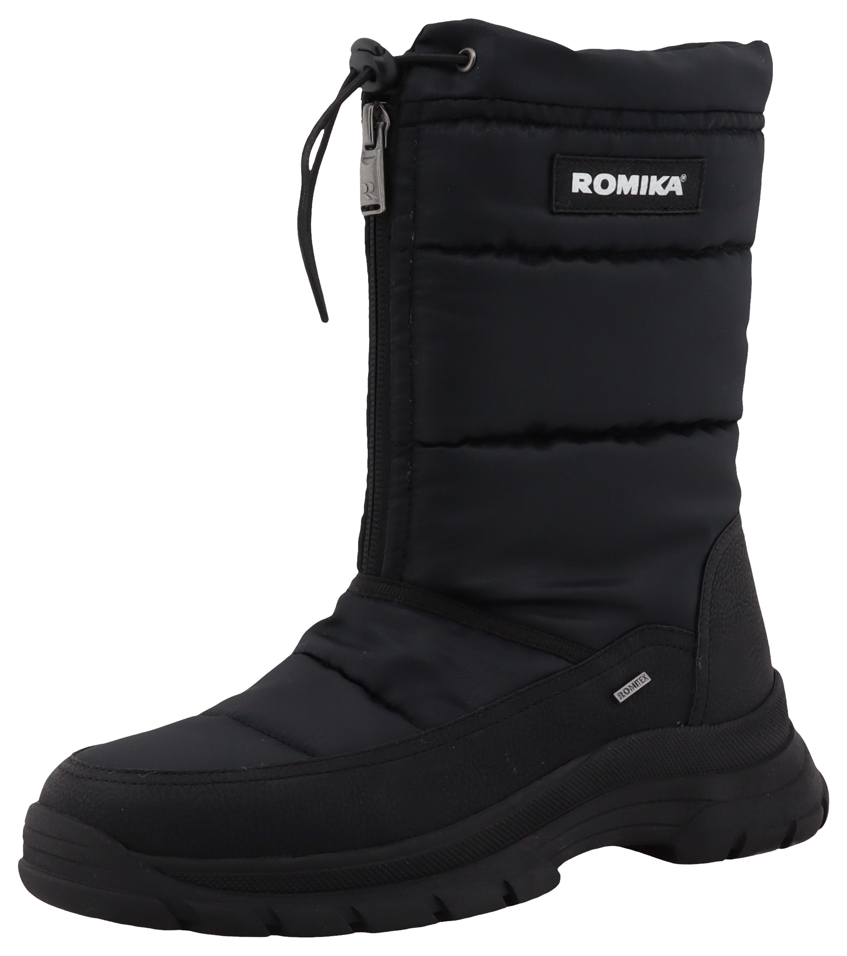 Romika Winterstiefel, Keilabsatz, Schlupfstiefel mit wasserabweisender ROMITEX-Membran