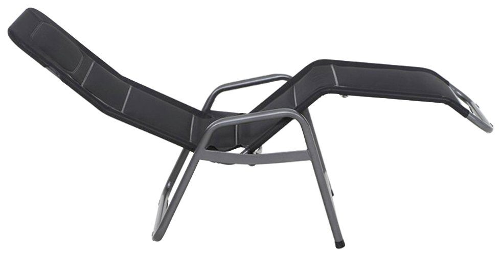 Siena Garden Gartenliege Bito, Stahl/Textil, verstellbar, inkl. Auflage