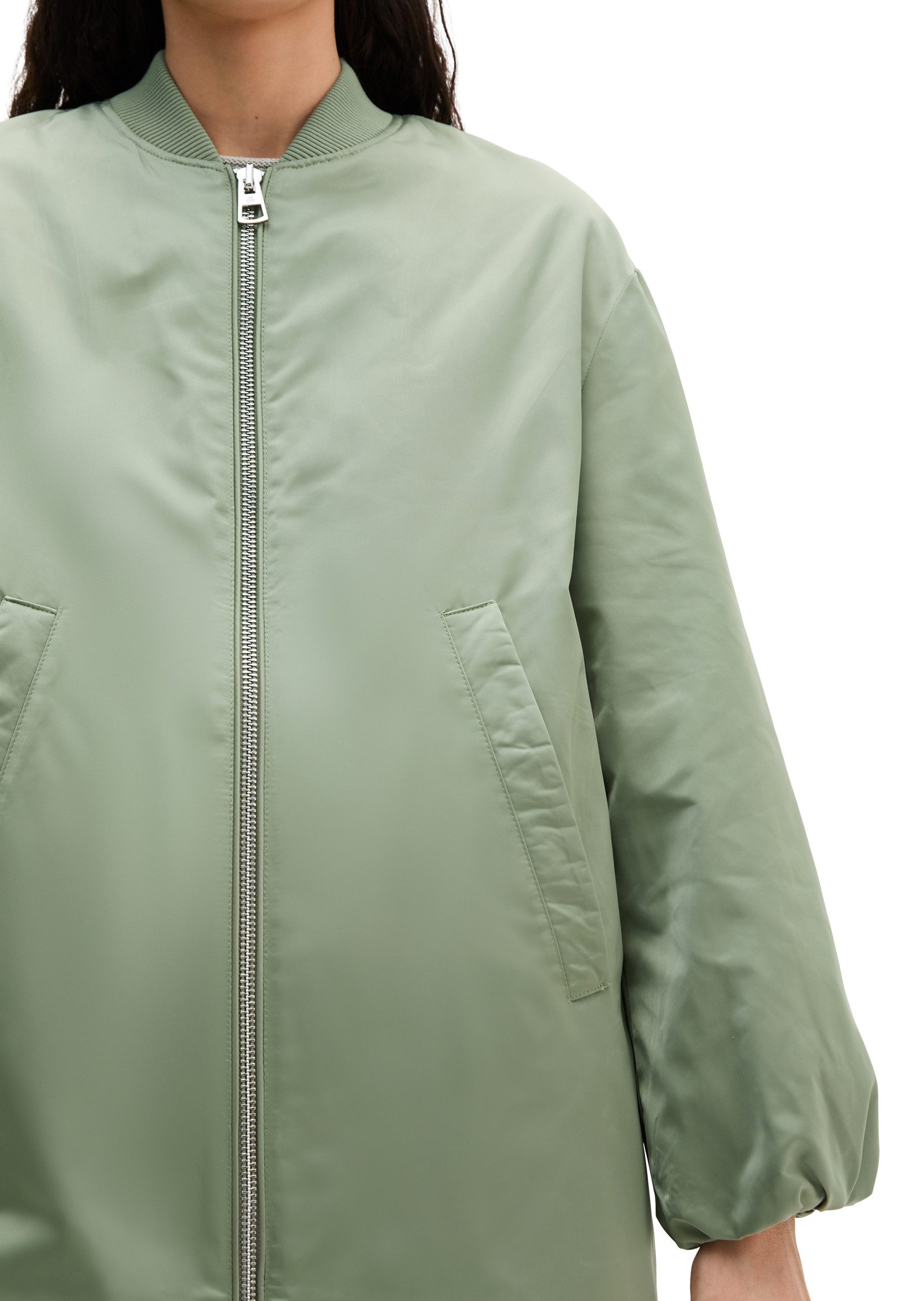 Marc O'Polo Kurzmantel aus recyceltem Polyester-Twill – Bild 4 von 5