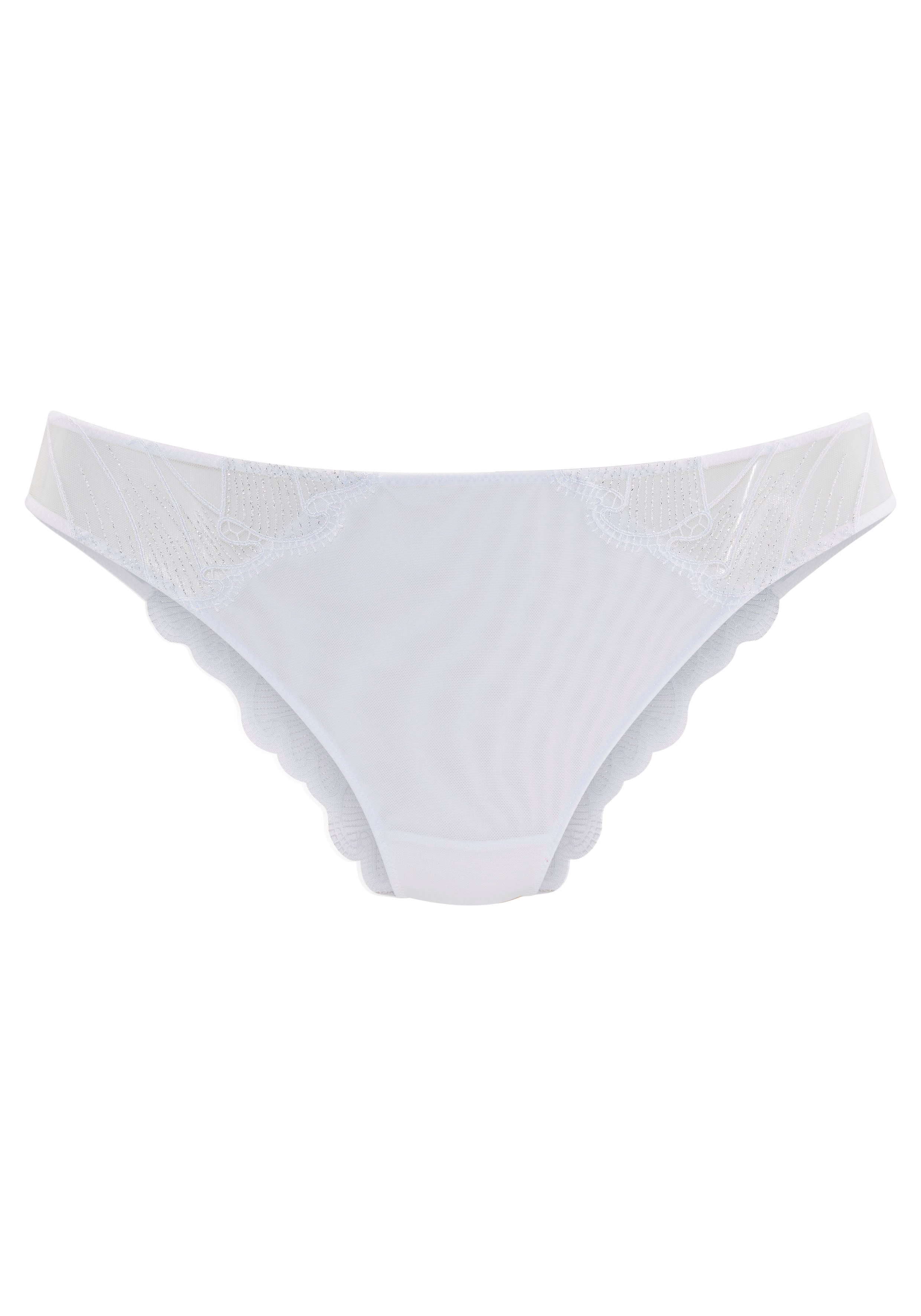 LASCANA Tanga Gianna aus leicht schimmernder Spitze, sexy Dessous