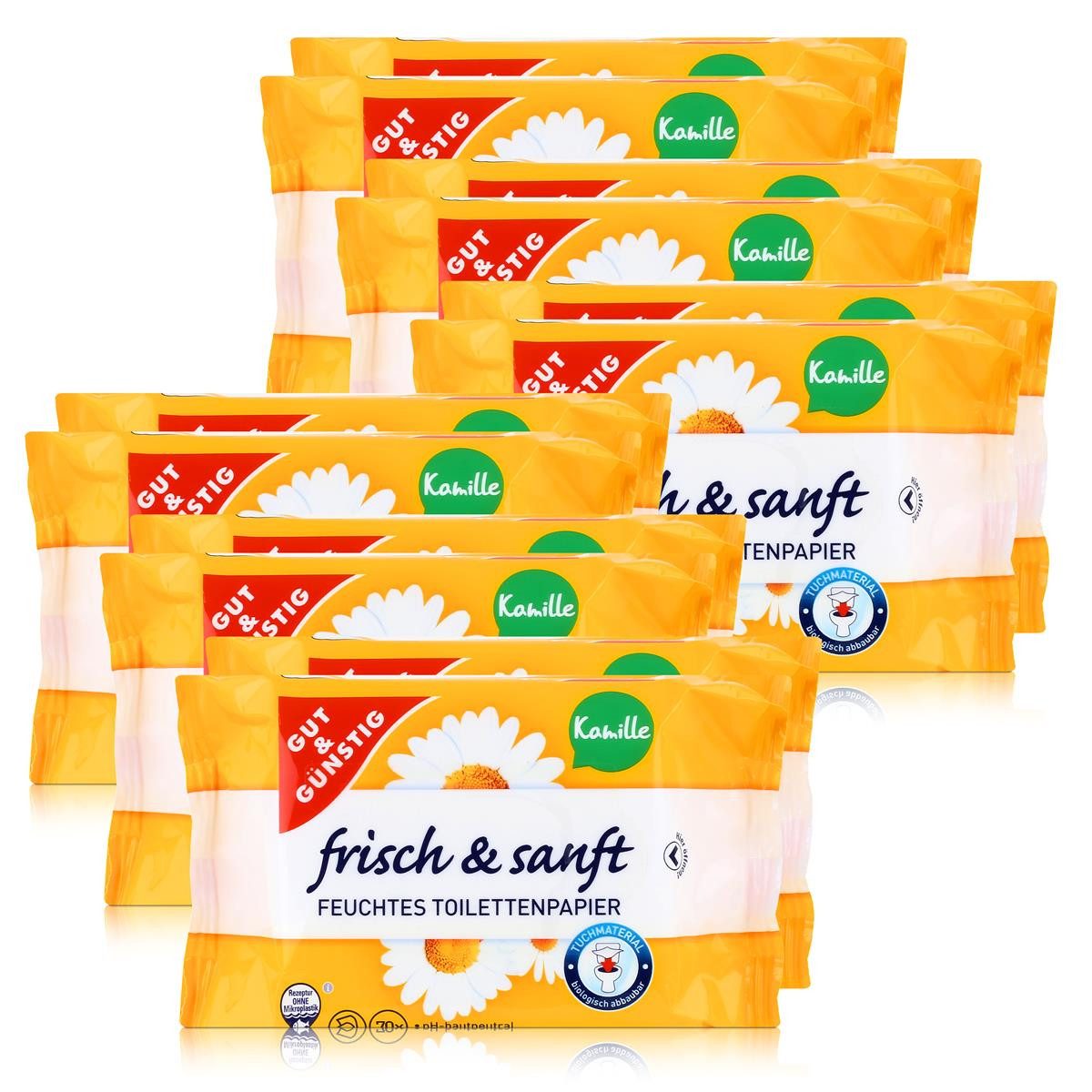 Gut & Günstig feuchtes Toilettenpapier Gut & Günstig feuchtes Toilettenpapier frisch & sanft