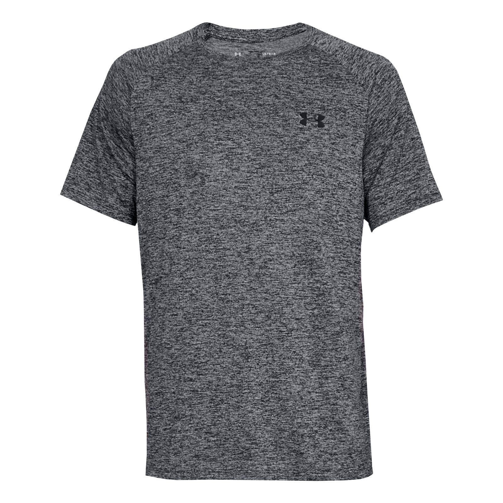 Under Armour® Trainingsshirt Tech™ 2.0 mit Raglanärmeln 002 black heather