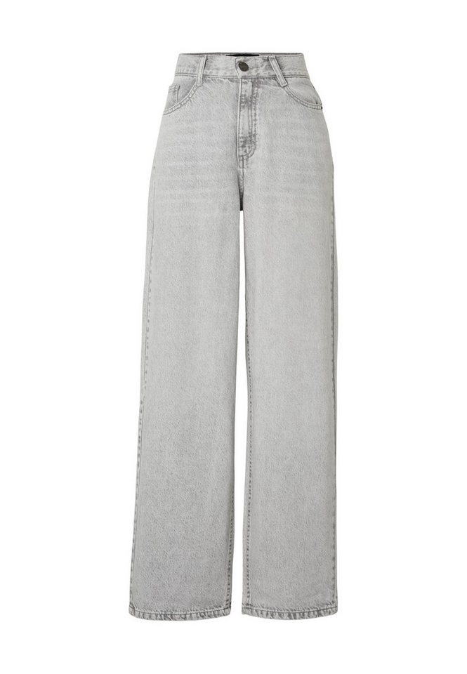 URBAN CLASSICS Bequeme Jeans Urban Classics Damen Ladies High Waist 90´S Wide Leg Denim Pants (1-tlg)