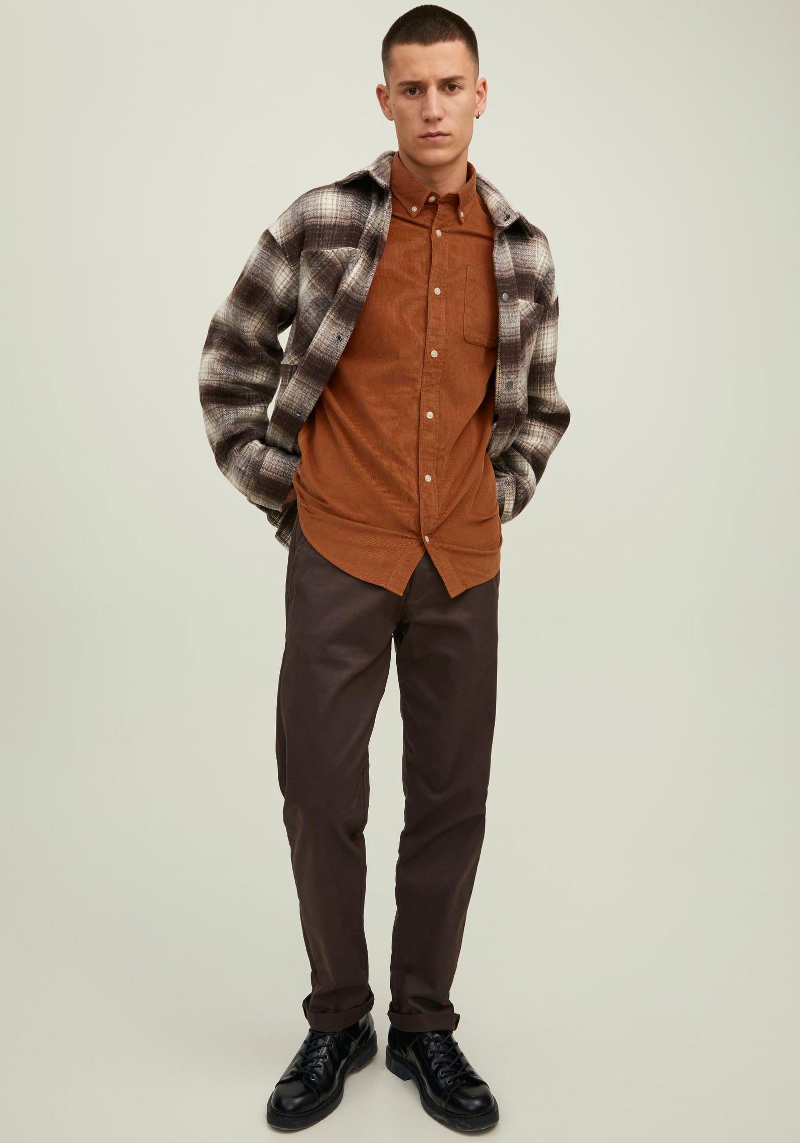 CLASSIC Jones rubber Langarmhemd SHIRT CORDUROY & Jack