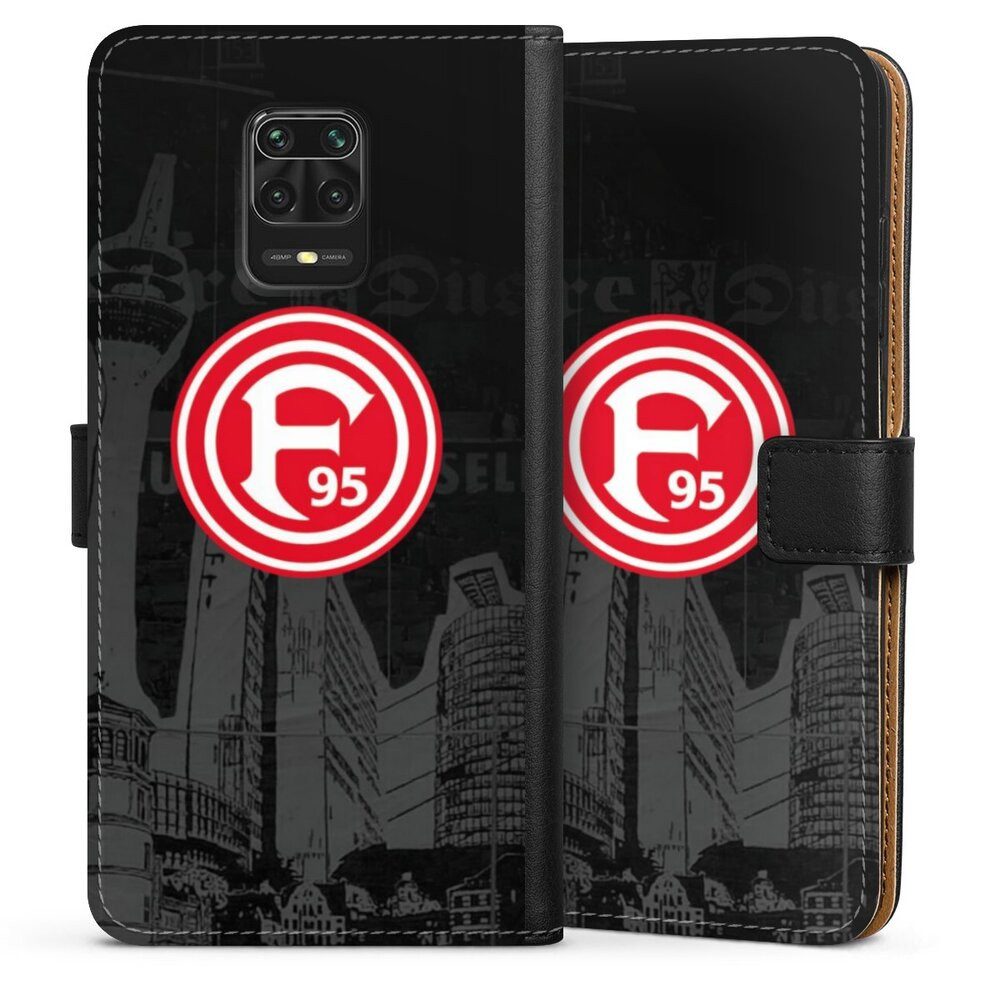 DeinDesign Handyhülle Fortuna Düsseldorf Offizielles Lizenzprodukt Logo Fortuna Logo City, Xiaomi Redmi Note 9 Pro Hülle Handy Flip Case Wallet Cover