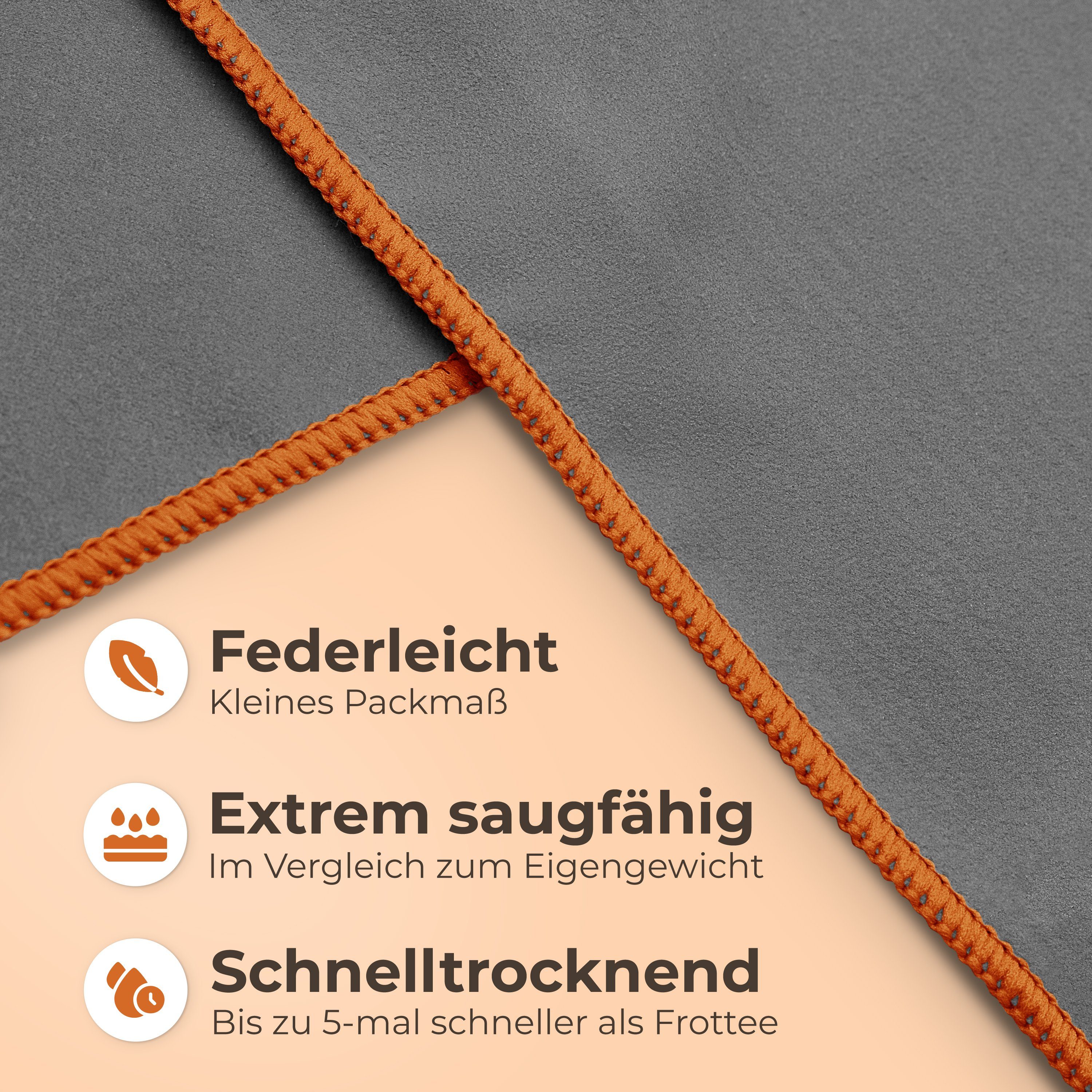 NirvanaShape Reisehandtuch Mikrofaser Handtuch, Badehandtuch, Reisehandtuch günstig online kaufen