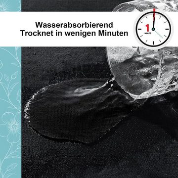 Badematte Memory Schaum Badezimmerteppich Badteppich Badematten Badezimmer OKWISH, Memory Schaum, Rutschfeste Rückseite, Rutschfest, Weich, Maschinenwaschbar, Polyester, Badezimmern Waschtischen Schlafzimmern Wohnzimmern Fluren Waschküchen