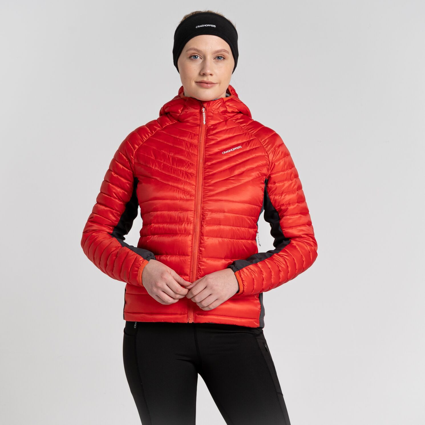 Craghoppers Hardshelljacke Craghoppers - Expolite Hood Jkt Jacke Steppjacke Winterjacke, rot