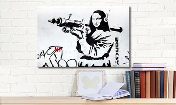 WandbilderXXL Leinwandbild Banksy No1, Streetart (1 St), Wandbild,in 6 Größen erhältlich