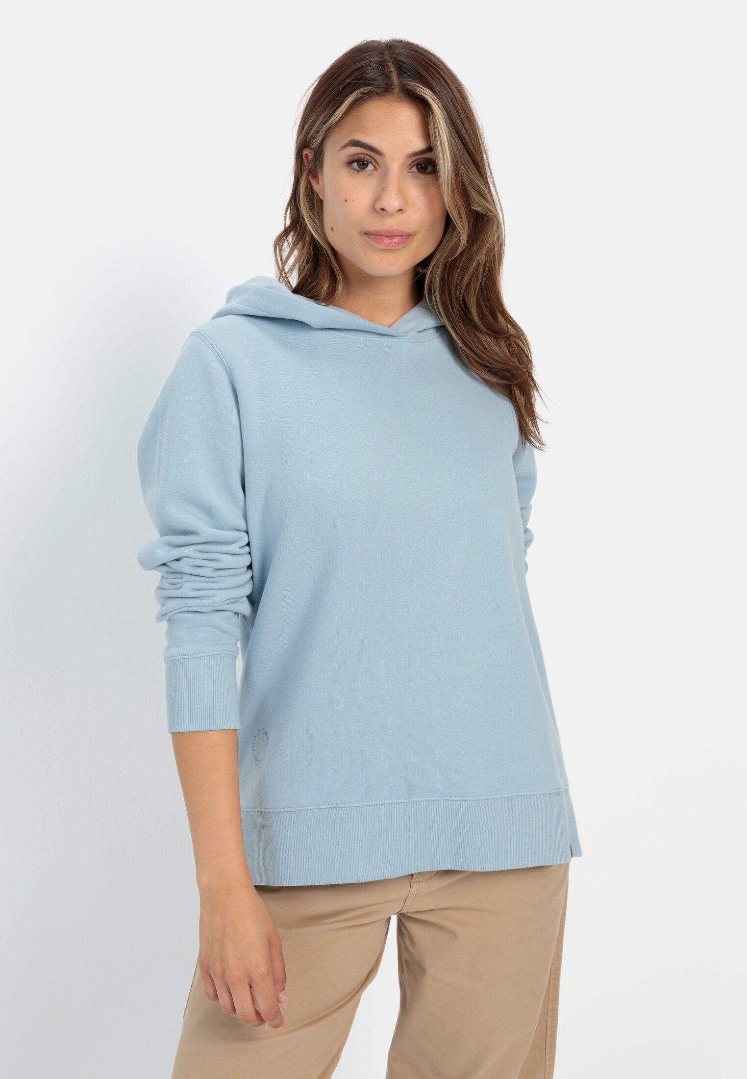Hoodie aus reiner Baumwolle