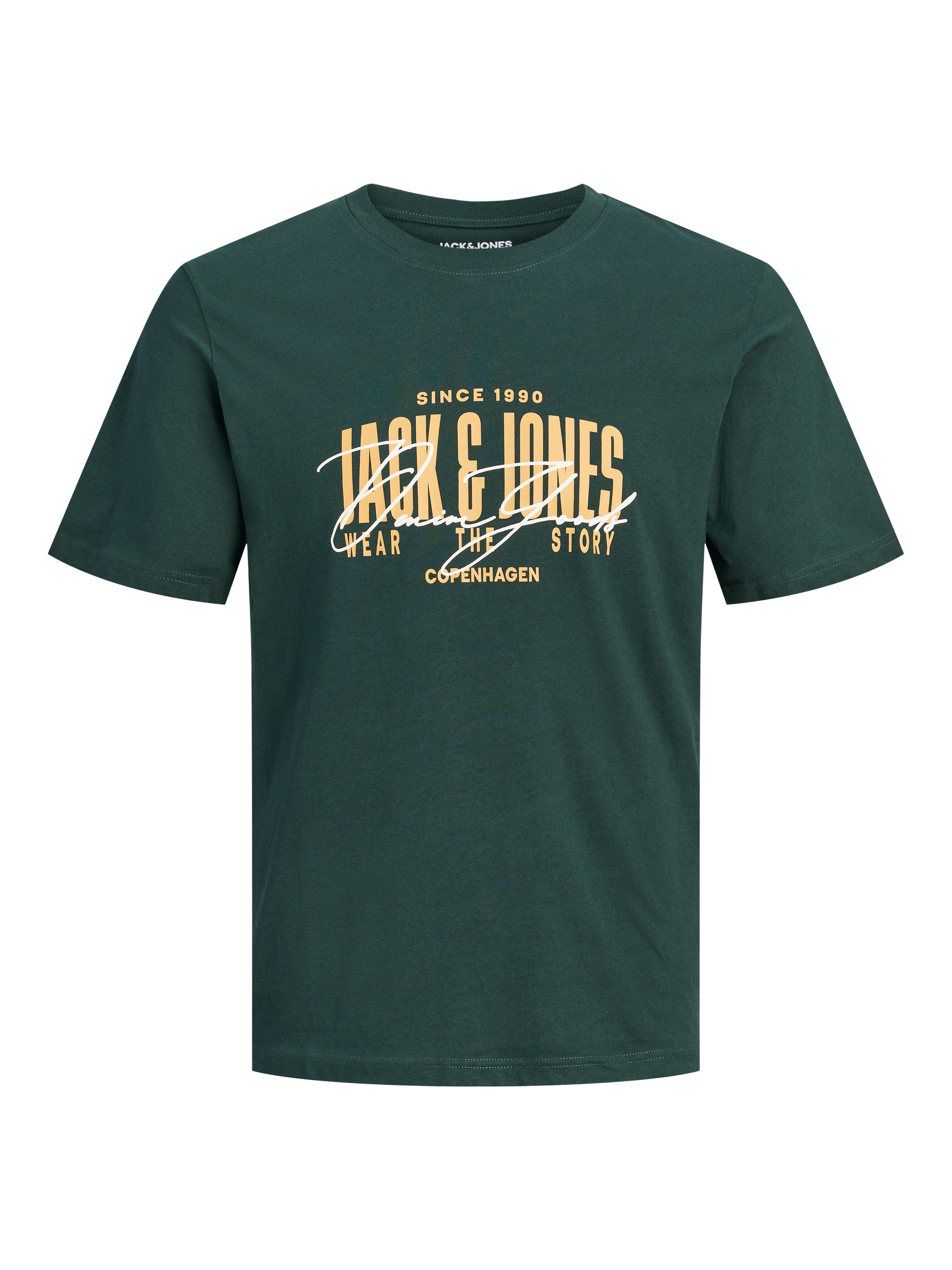 Jack & Jones Junior Rundhalsshirt JJAERO TEE SS CREW NECK JNR Baumwolle, regular fit – Bild 4 von 5