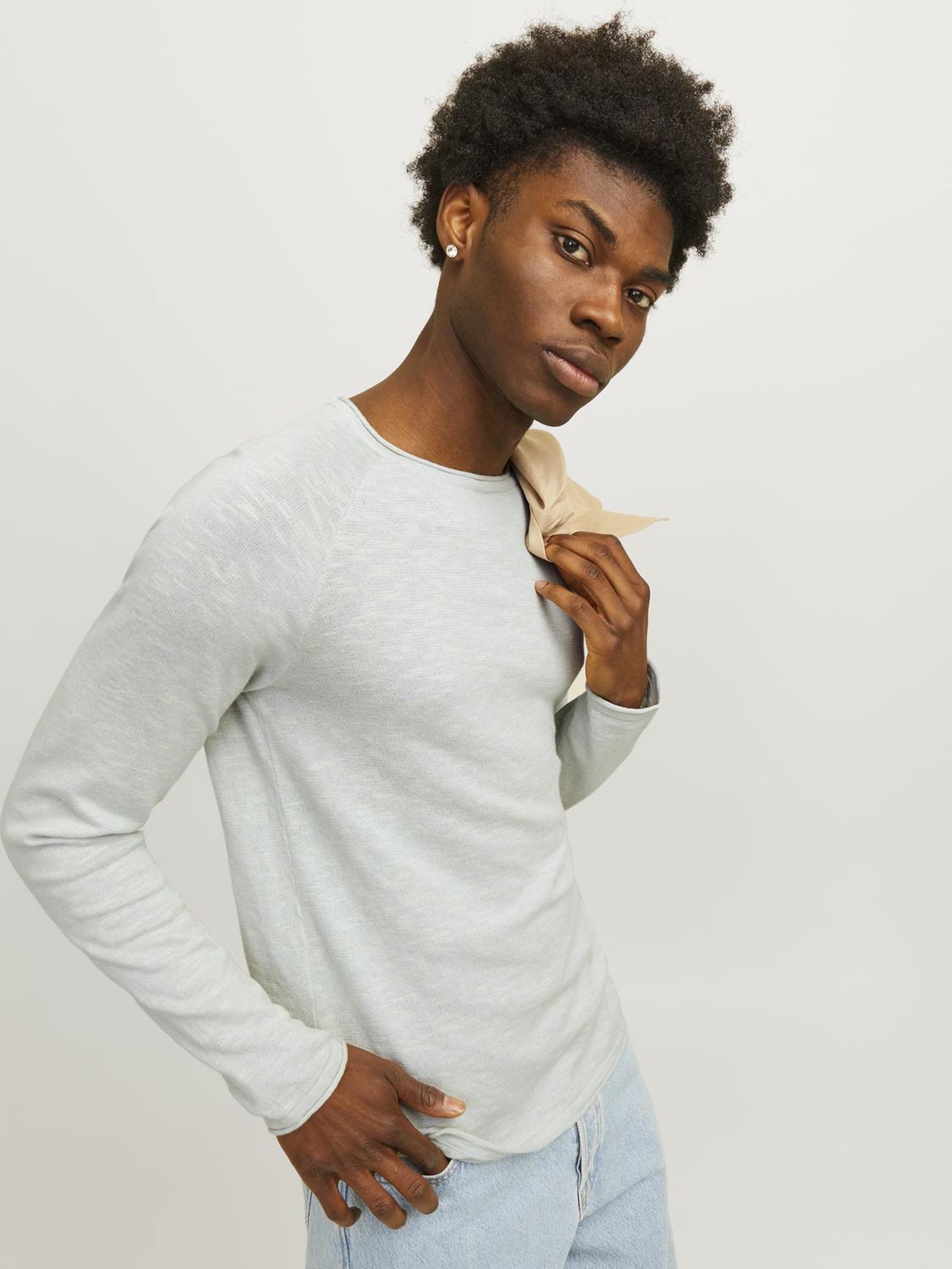 Jack & Jones Strickpullover JJELINEN KNIT günstig online kaufen