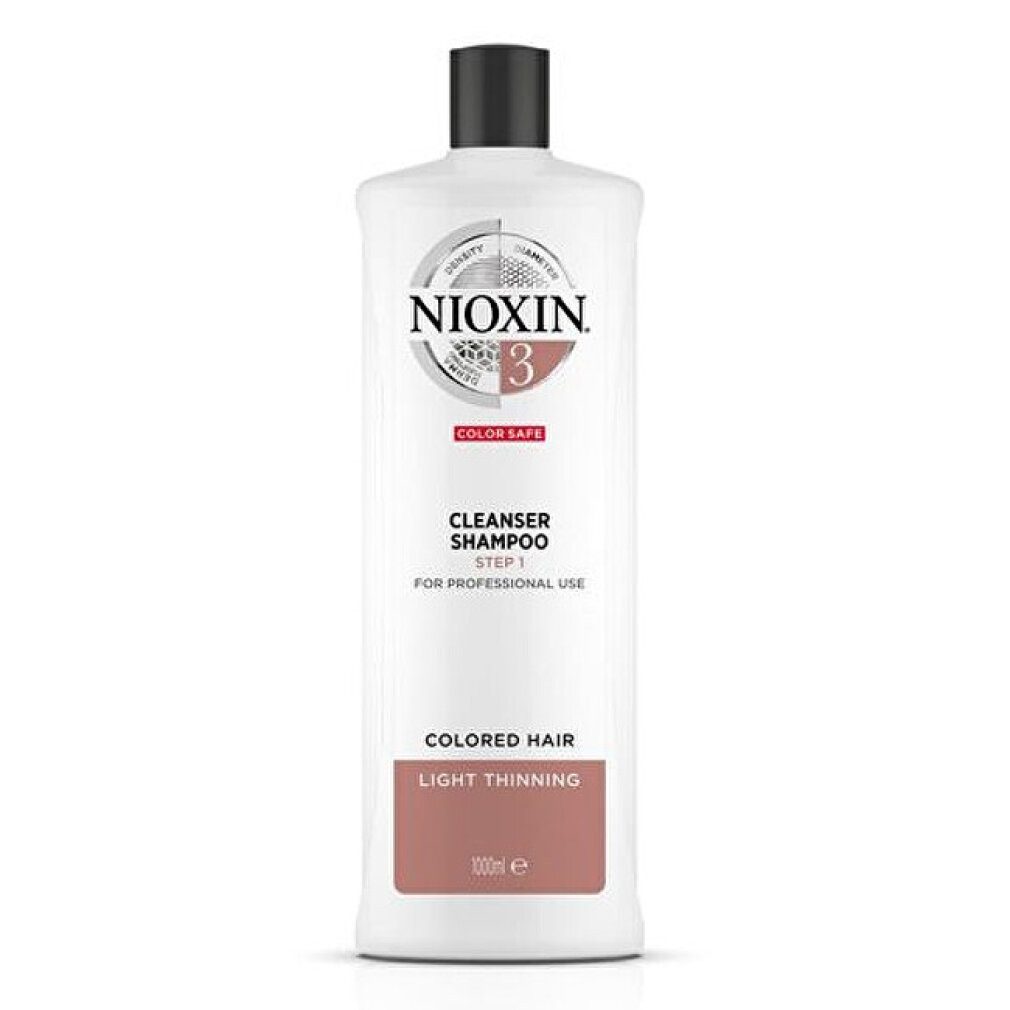 Nioxin Haarshampoo System 3 Shampoo Cleanser Syst feines farbiges dünnes Haar 300ml