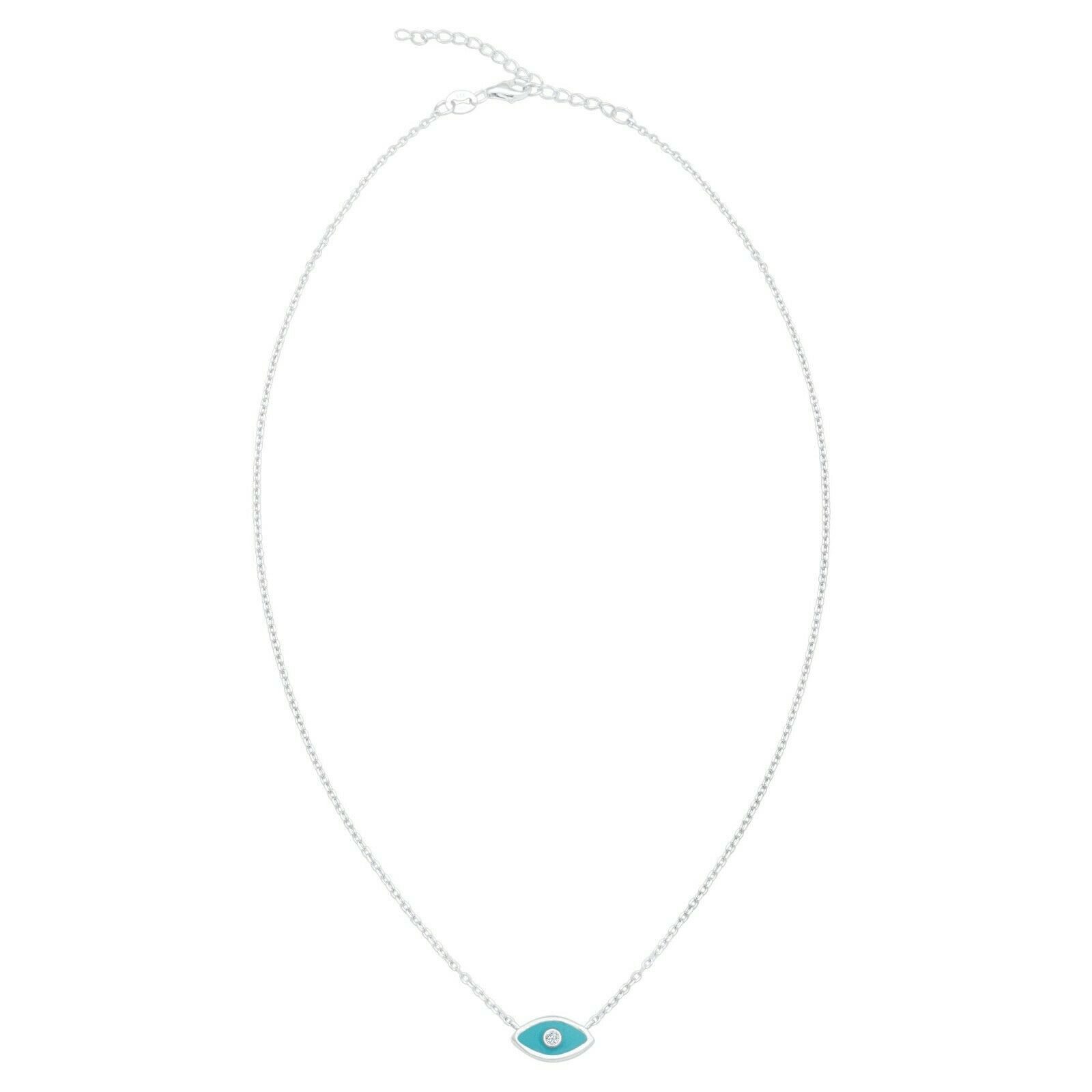 Tony Fein Silberkette Blaues Auge Kette günstig online kaufen
