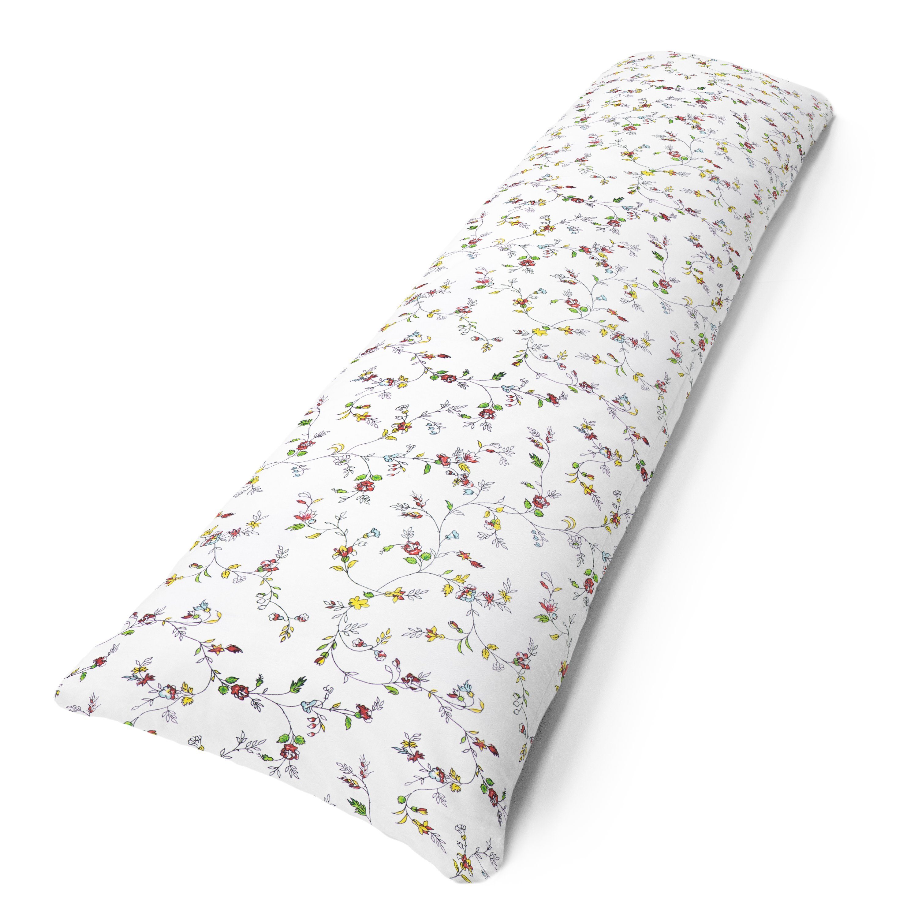 waschbar, Seitenschläferkissen Bunt cm Pillow ca. Baumwolle Bezug und Pillow, aus EU), Amilian Pregnancy Blumen in Kissenbezug Ersatzbezug; (Made Komfortkissen; Lagerungskissen 40 abnehmbar Bezug: Lagerungskissen; für 100% x Cover; 150