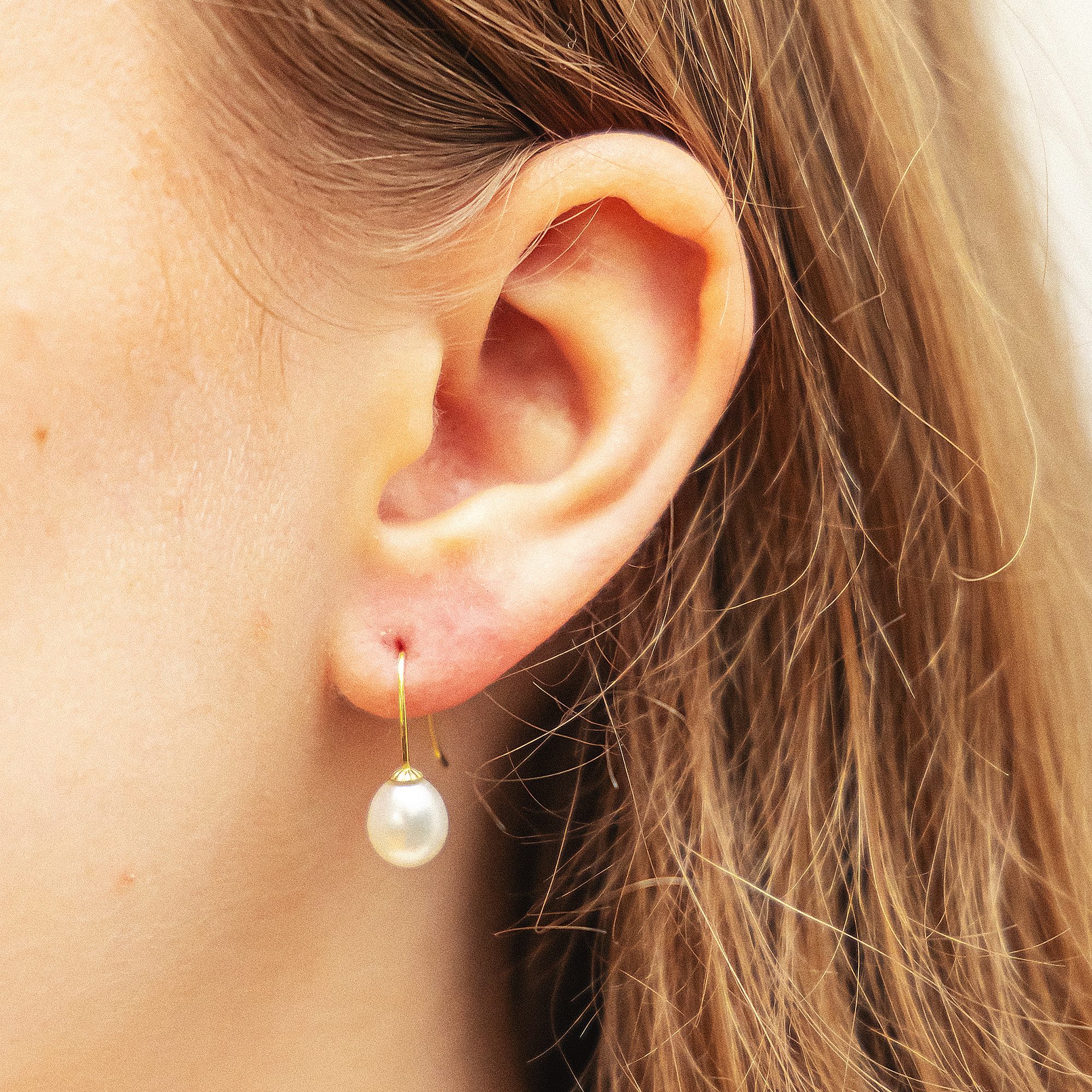 Vivance Paar Ohrhänger 375 Gold Perle günstig online kaufen
