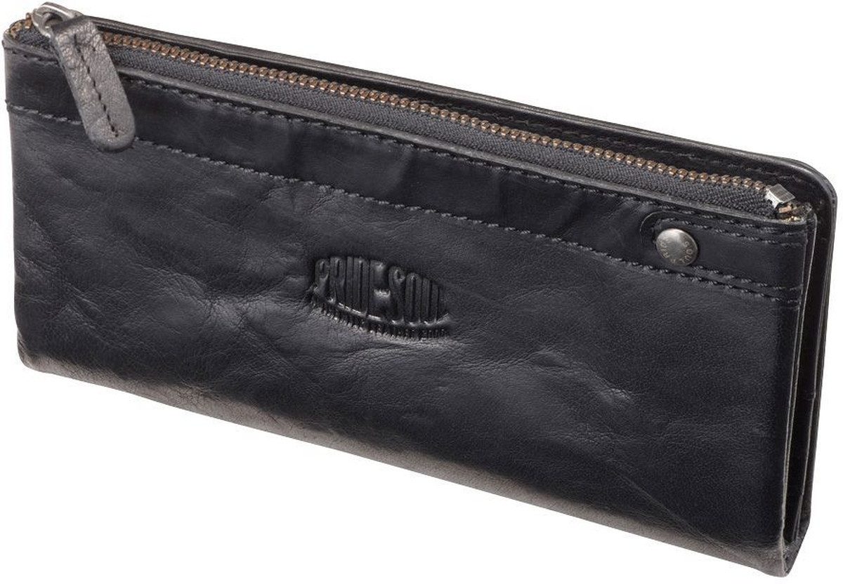 PRIDE & SOUL Gürteltasche Damengeldbörse Hypnotise 18,5x10x2cm Leder schwarz