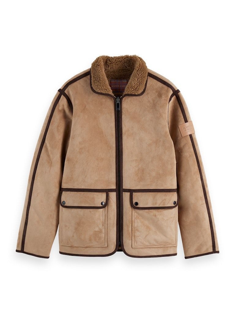 Scotch & Soda Outdoorjacke Faux shearling jacket
