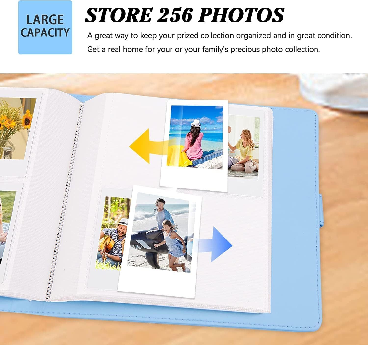 FELIXLEO Kameratasche Fujifilm Instax Mini 12 Instant Camera Case with 256 Pockets Photo – Bild 3 von 5