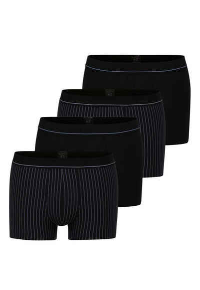 bugatti Boxershorts BUGATTI Herren Boxershorts Unterhosen 4er Pack (4-St)