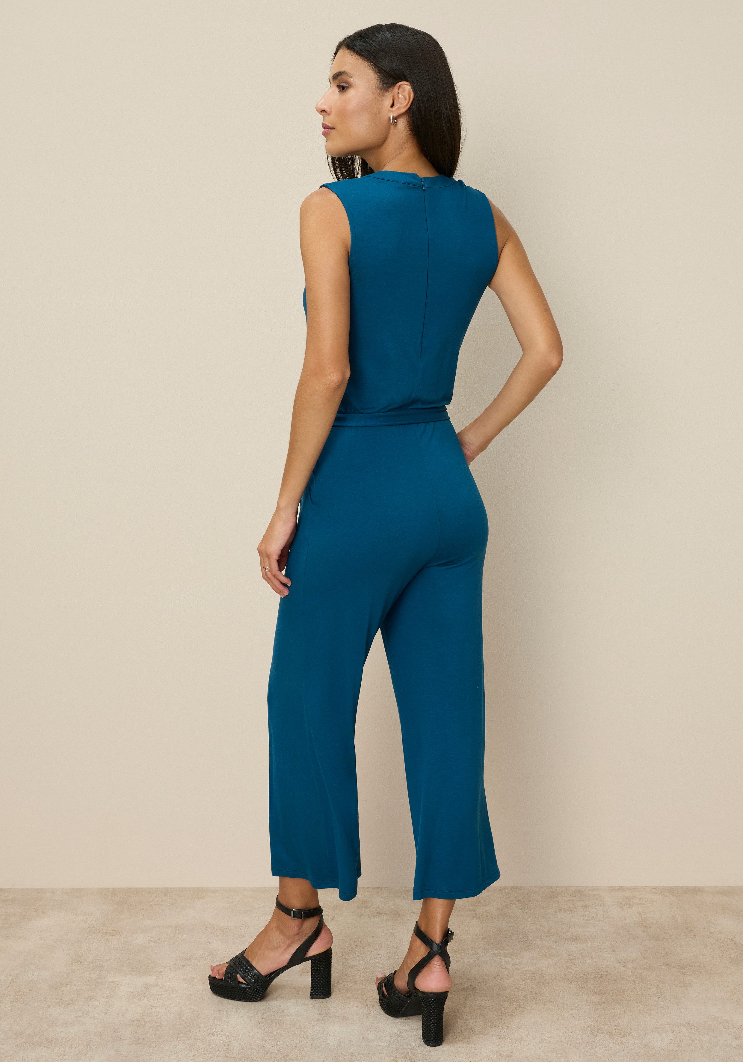 Tamaris Overall mit tailliertem Bindeband und 7/8 Länge