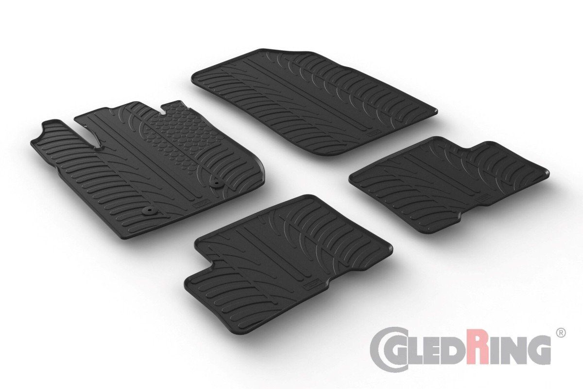 AZUGA Auto-Fußmatten Gummi-Fußmatten passend für Dacia Duster ab 2018, für Dacia Duster SUV