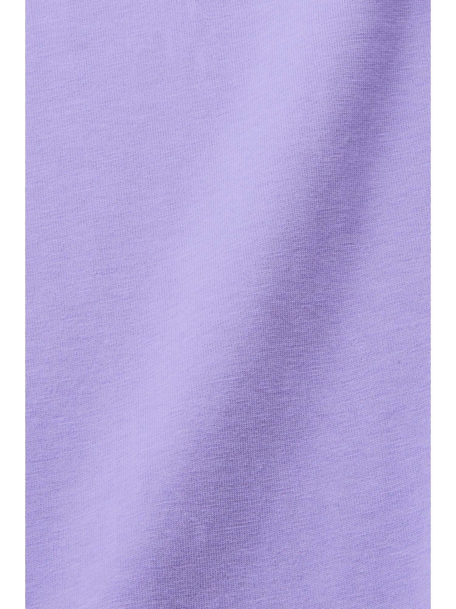edc by Esprit T-Shirt Lockeres (1-tlg) 100 % aus T-Shirt Baumwolle PURPLE