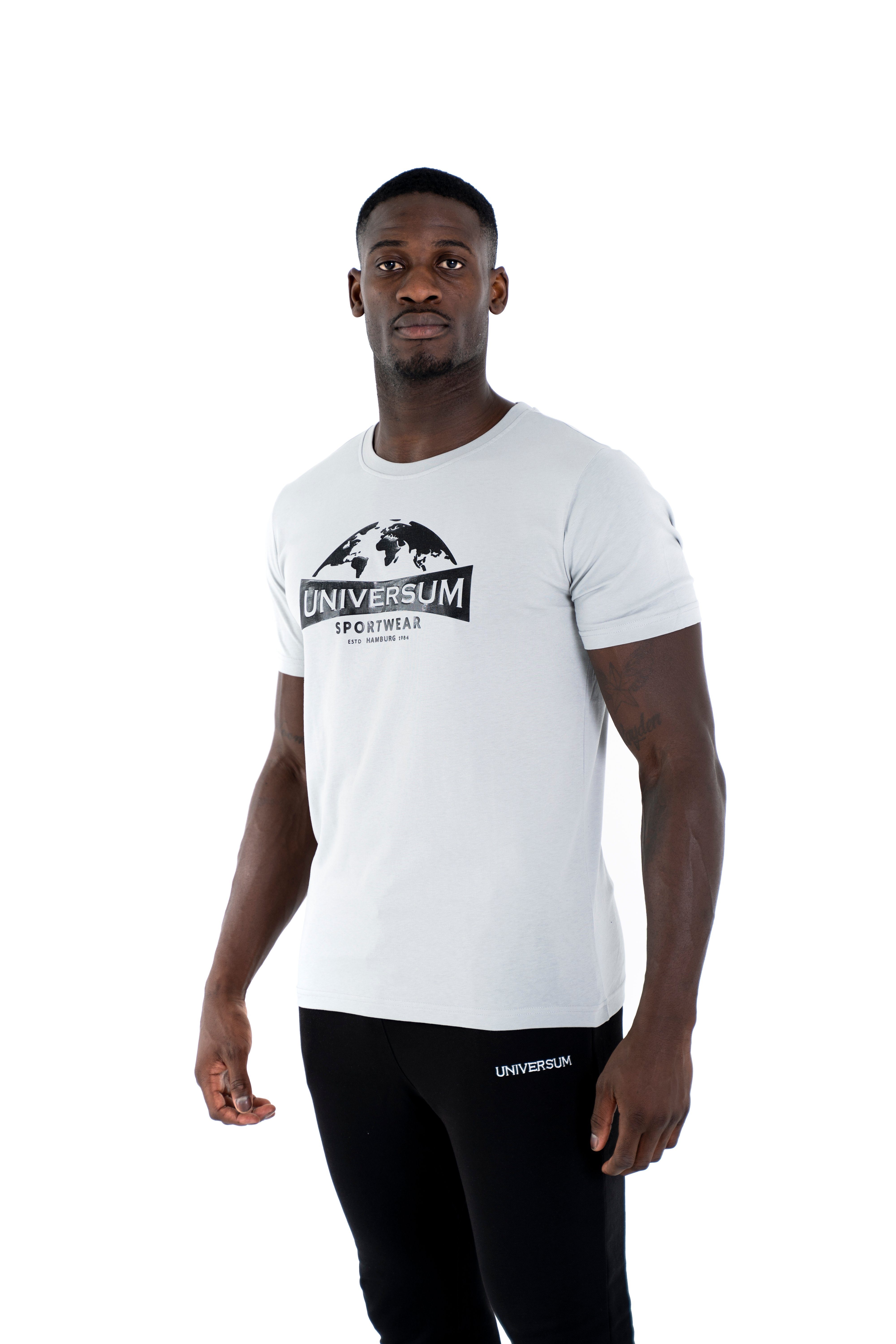 Universum Sportwear T-Shirt Modern Cotton schlanke Passform C-Neck Rundhals günstig online kaufen