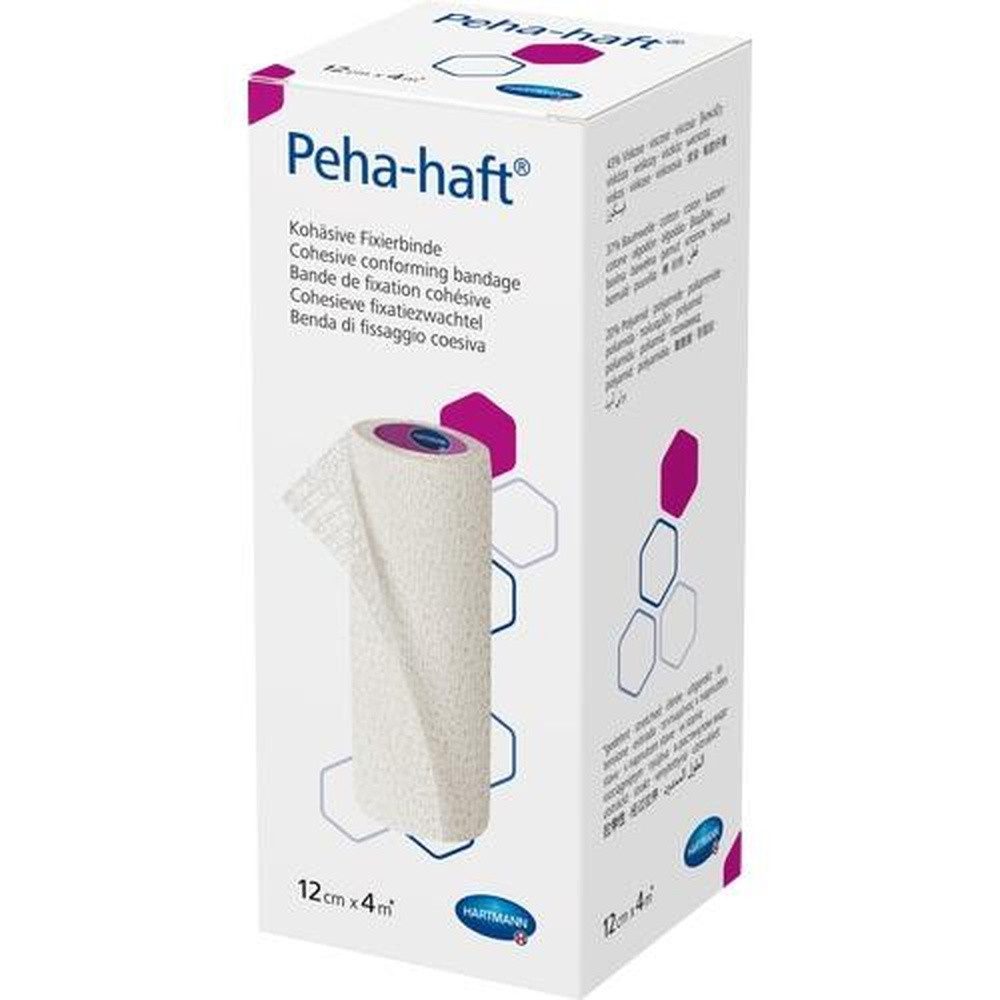 Peha-haft Bandage PEHA-HAFT Fixierbinde latexfrei 12 cmx4 m 1St