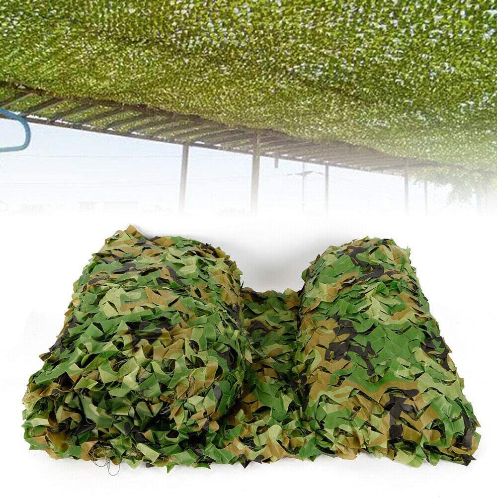 BlingBin Sonnensegel Tarnnetz Camouflage 4 x 1.5 Meter Armee Netz Tarnung Jagd Wald, (1Set), Jagd Tarnnetz Jagd Armee Army Tarnung Camo Hunter Military Netz