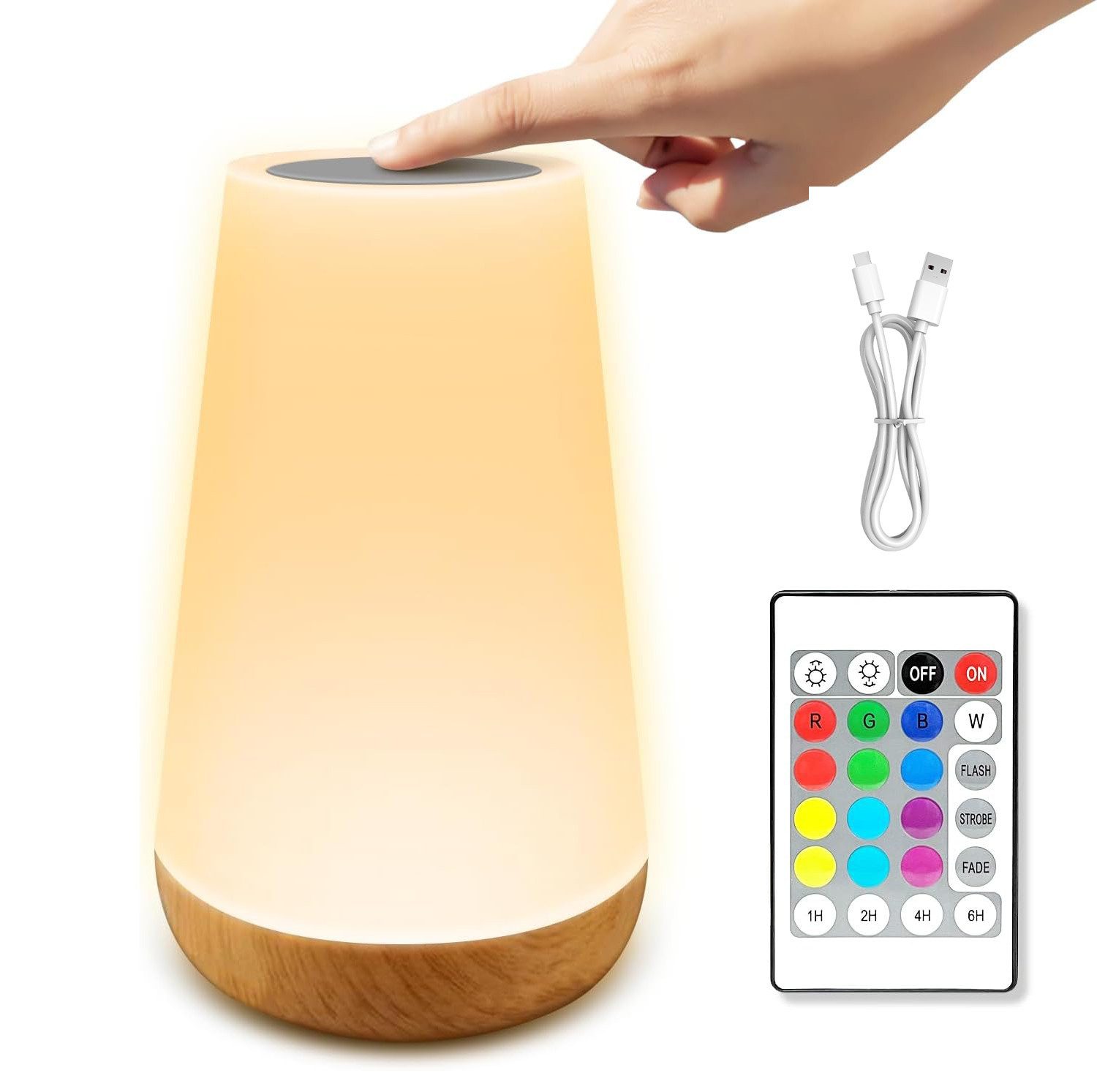 BlingBin LED Nachttischlampe LED Nachttischlampe,13 Farben günstig online kaufen