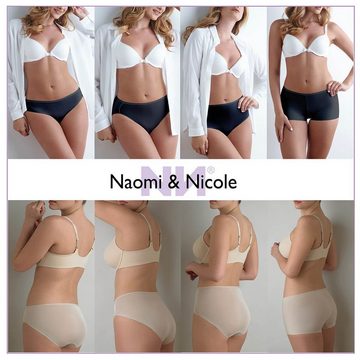 Naomi & Nicole Bikinislip A104 Nahtloser und sehr leichter Slip mit patentierten Silikonabschluss