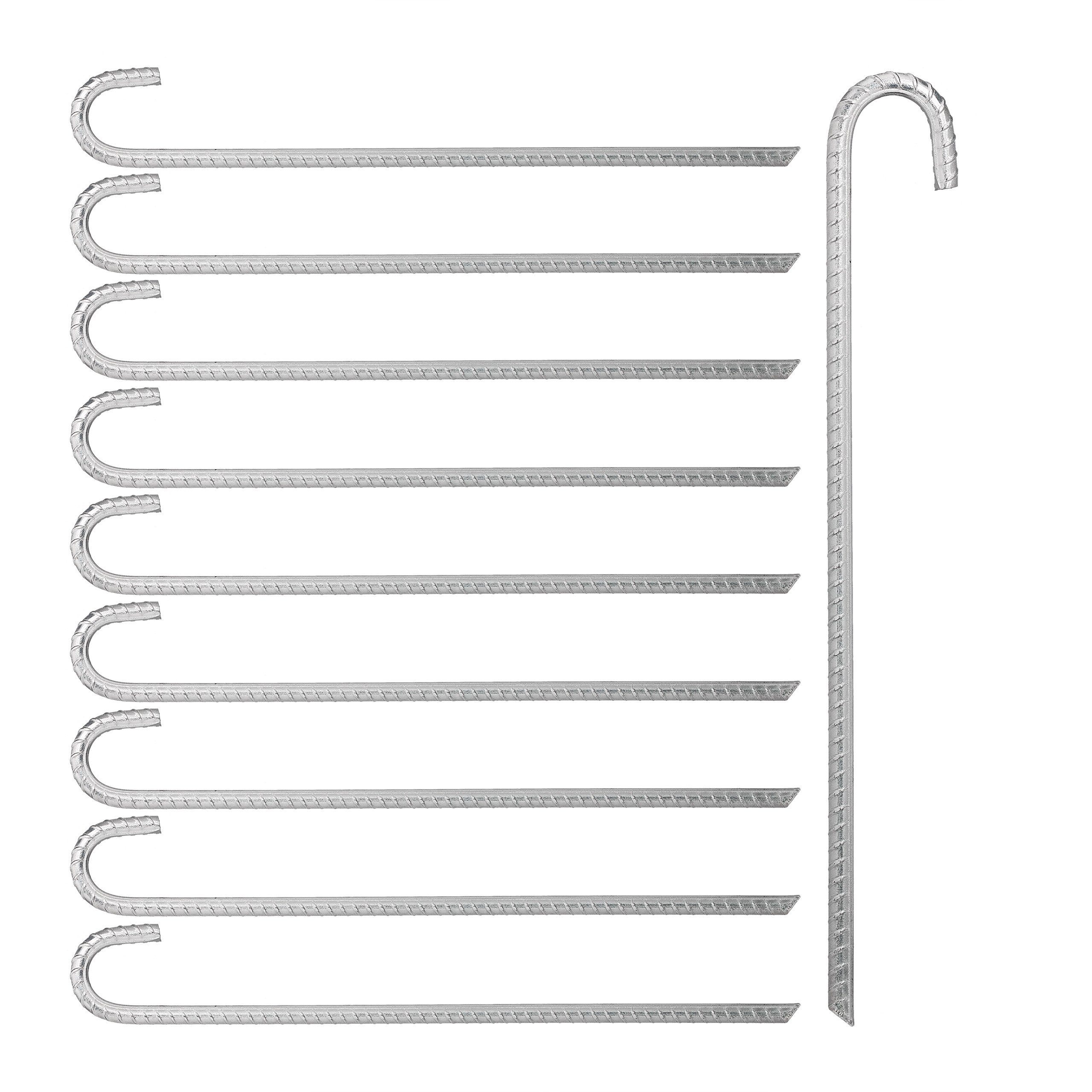 Zelthering Bodenanker 45 cm 10er Set