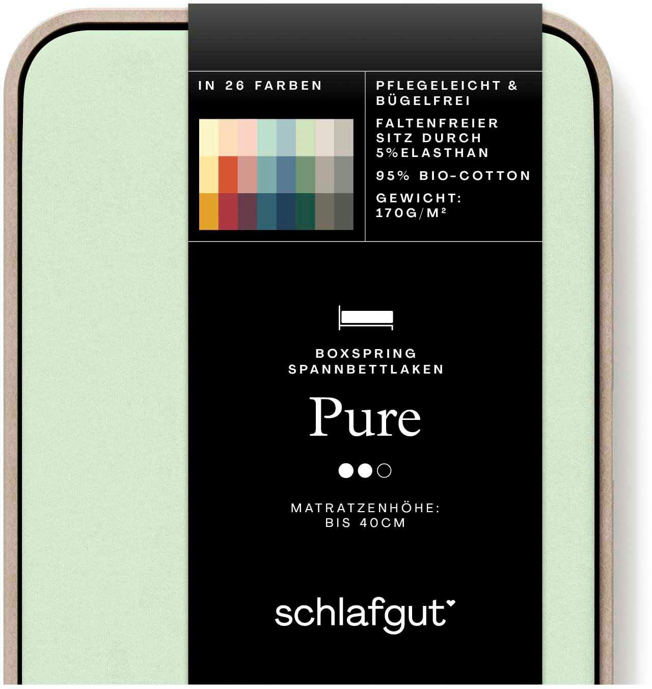 Schlafgut Spannbettlaken PURE BOXSPRING in Gr. günstig online kaufen
