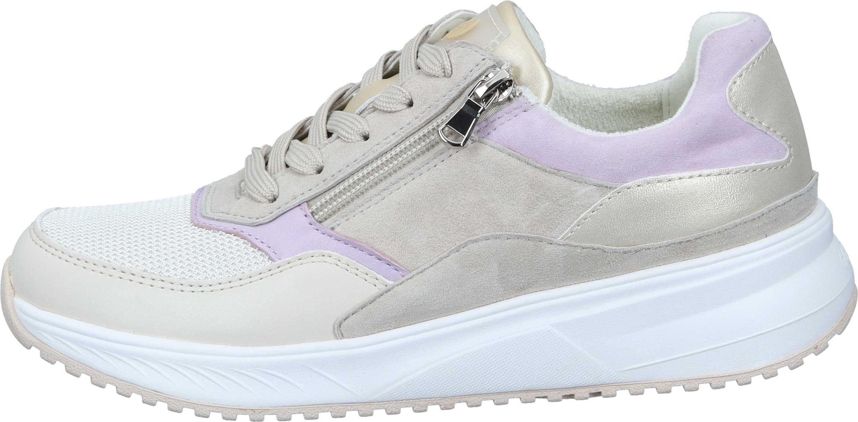 Waldläufer Schnürer Schnürschuh aus Velours/Mesh günstig online kaufen