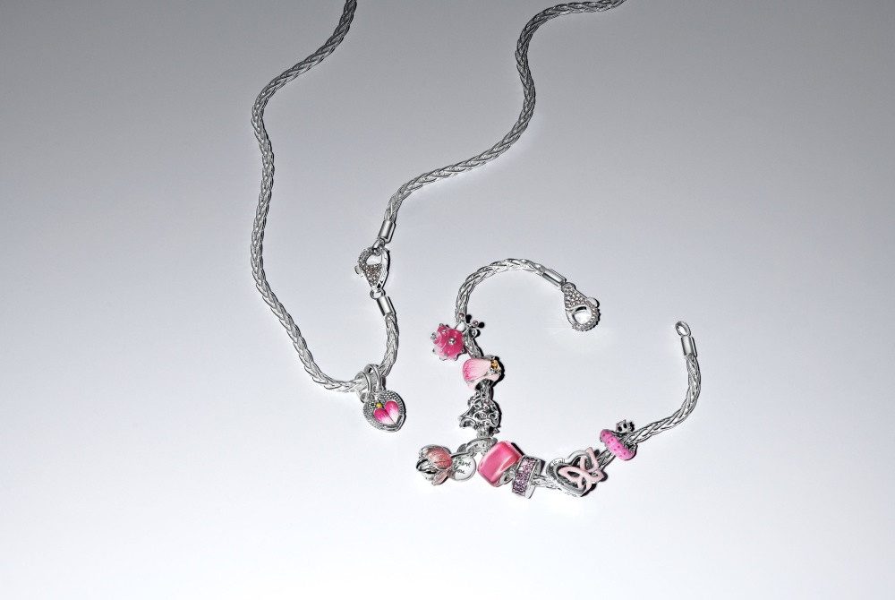 Pandora Charm-Einhänger Pandora Moments Verschlungenes Herz & Schmetterling Charm 794475C01 (1-tlg)