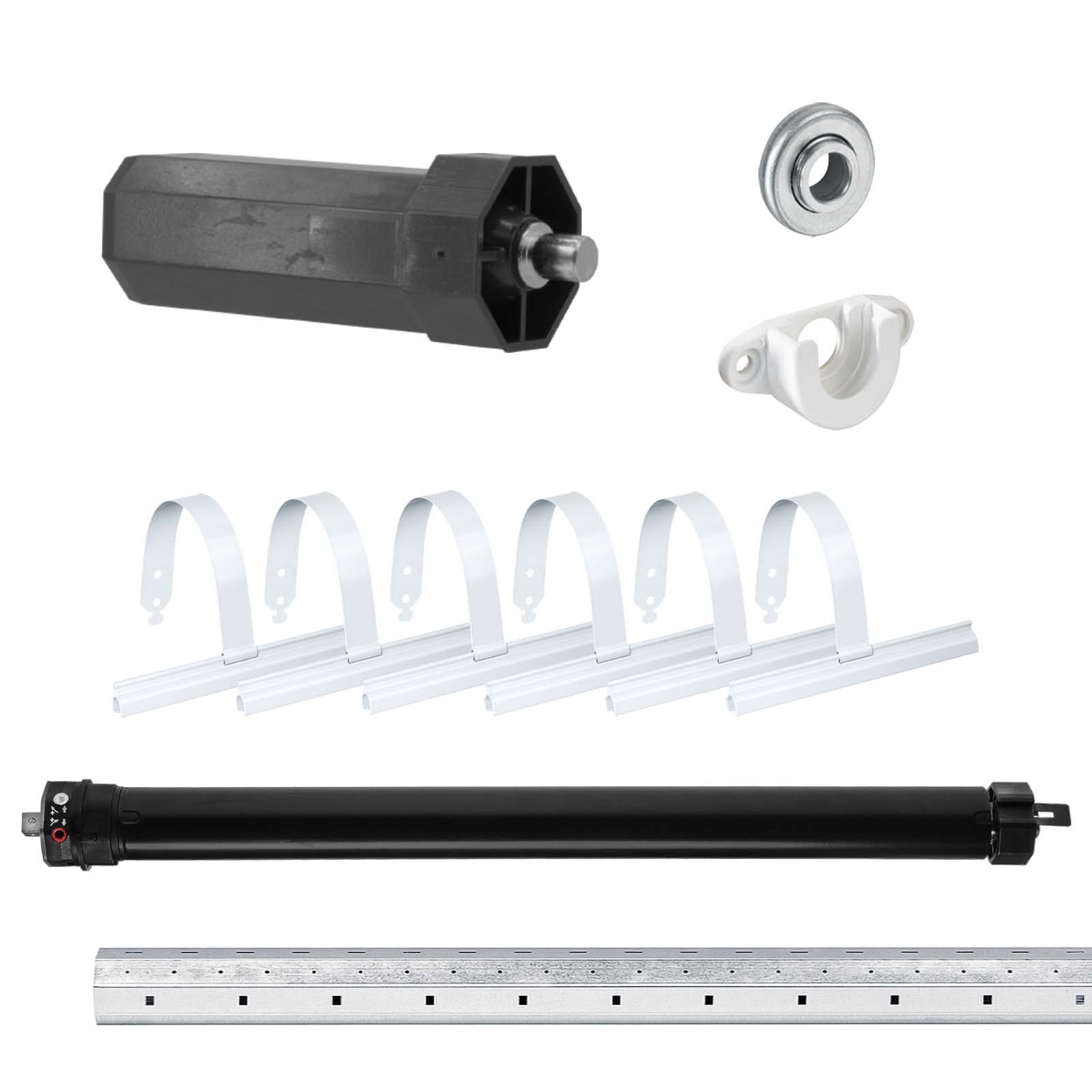 Nobily Achtkantwelle Rolladen-Set mit Mini Rolladenmotor, Mechanik-Set, Welle, Komplett-Set, 1-St., 13Nm/ 36kg