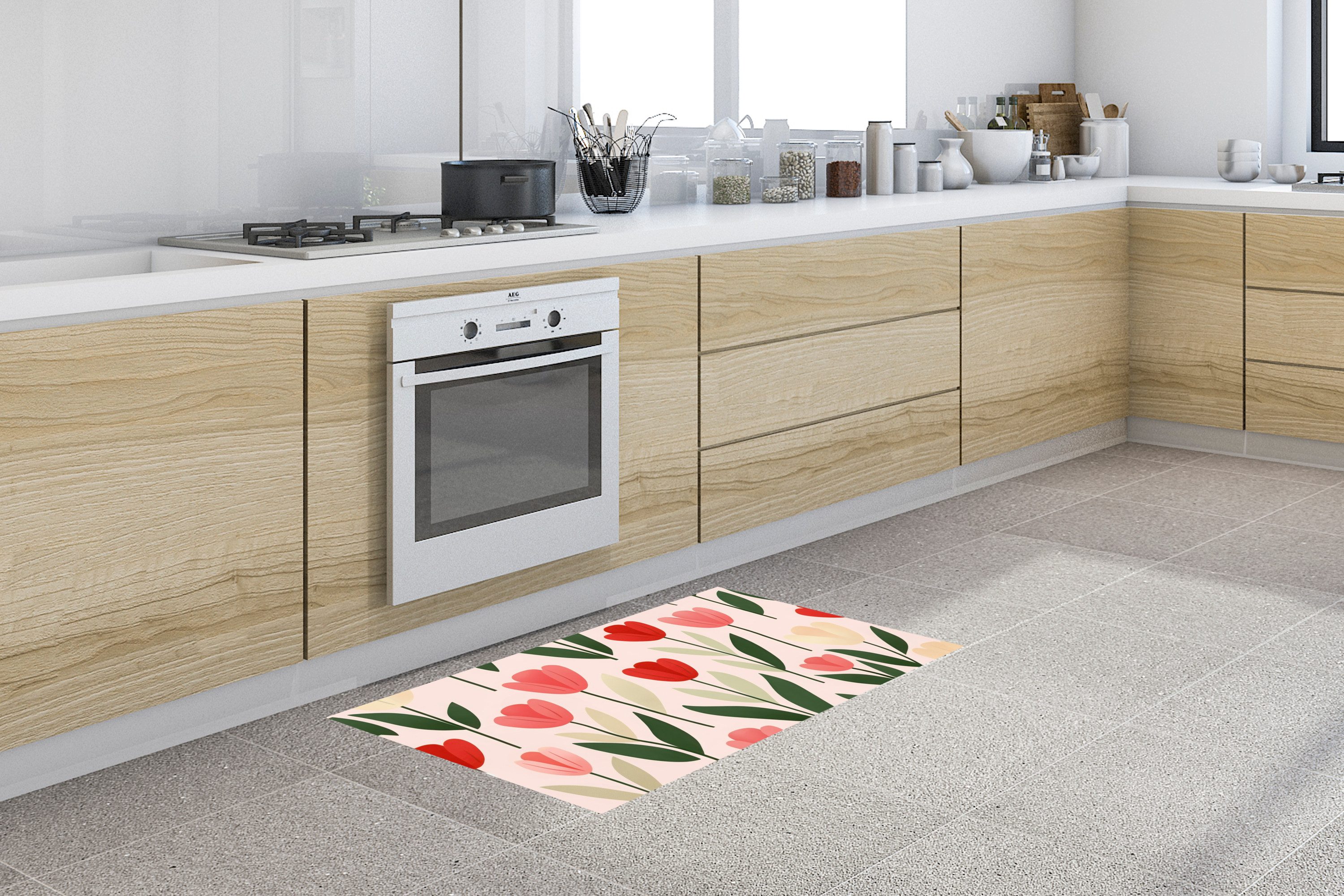 MuchoWow Küchenläufer Tulpen - Modern - günstig online kaufen