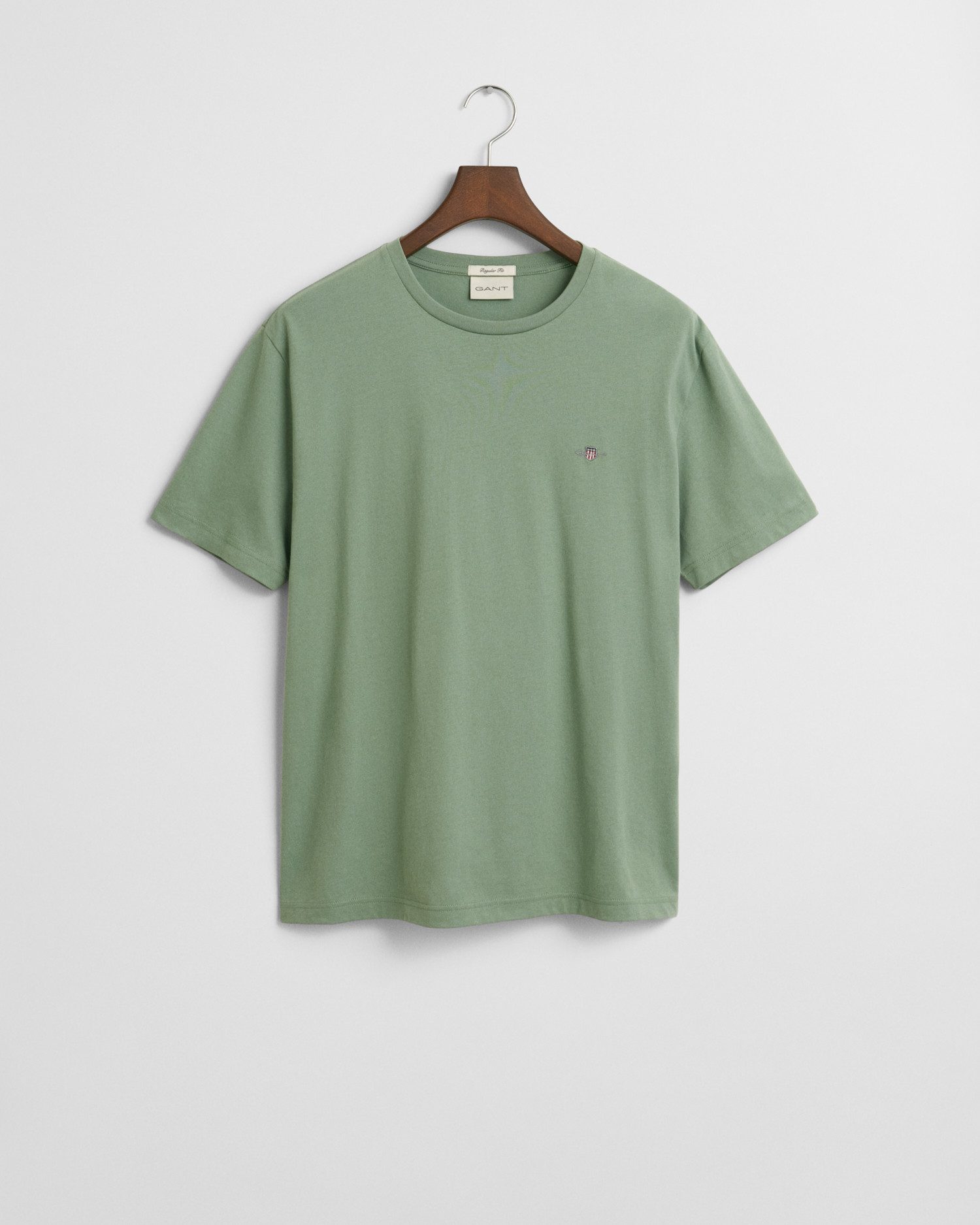 Gant T-shirt Shield Logo Grün - Größe XXL günstig online kaufen