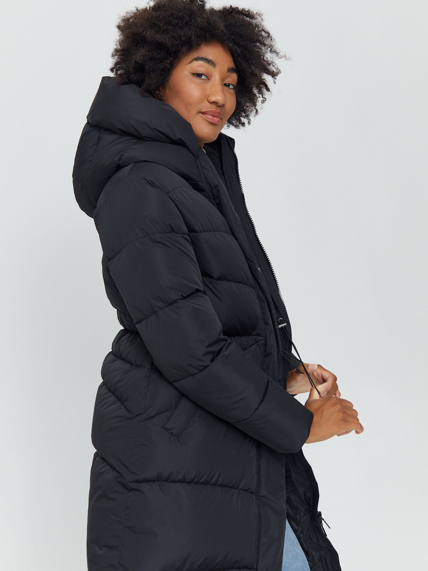 black isolierend Coat Wanda Langmantel MAZINE