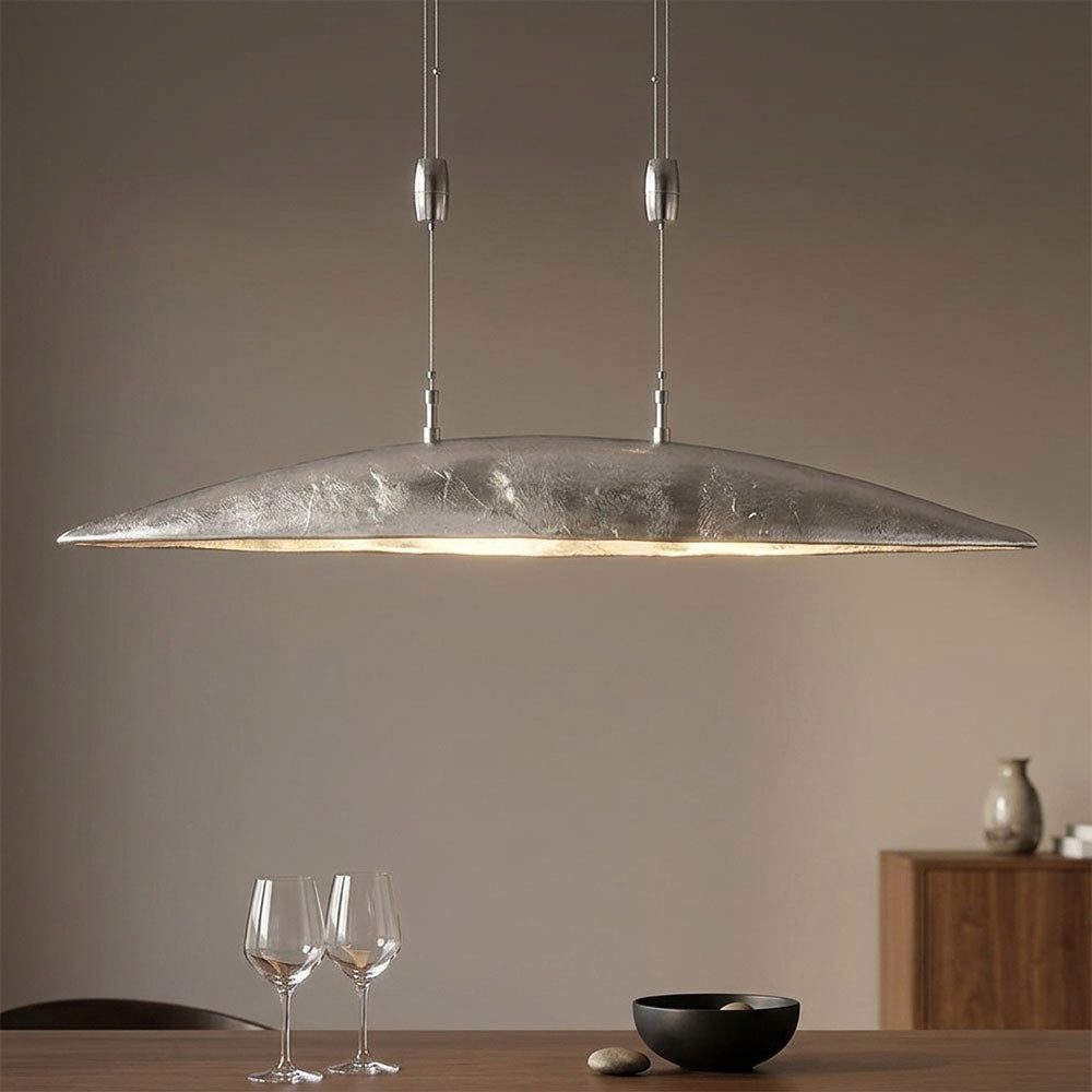FISCHER & HONSEL LED-Hängeleuchte, LED-Leuchtmittel fest verbaut, Neutralweiß, Warmweiß, Pendelleuchte LED Deckenlampe Hängelampe CCT Dimmbar Höhenverstellbar