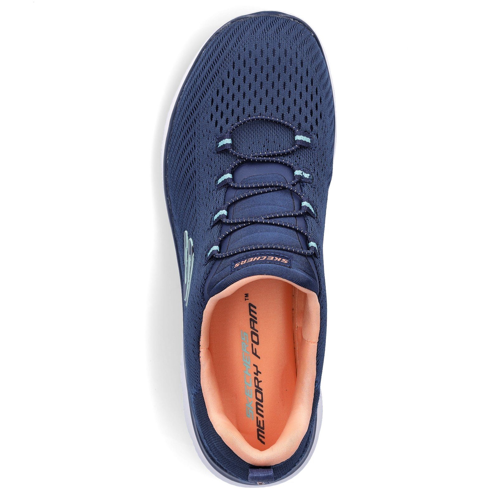 Skechers Skechers Sneaker (20202760) blau Sneaker Slip-on Summits Damen Blau