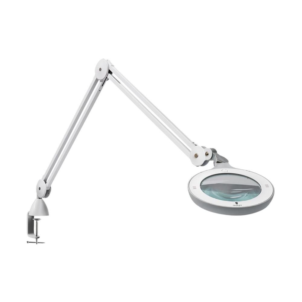 Daylight LED Arbeitsleuchte - Omega 5 Lupenleuchte mit 2 Glaslinsen 3D + 5D