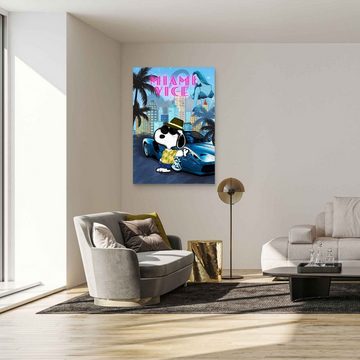 ArtMind XXL-Wandbild MIAMI VICE, Premium Wandbilder als gerahmte Leinwand in verschiedenen Größen