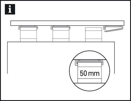 GARDINIA Klick-Gleiter Schlaufenleiter mit X-Gleitern und Rollen, (10-St), Serie Flächenvorhang-Technik Atlanta 3-läufig