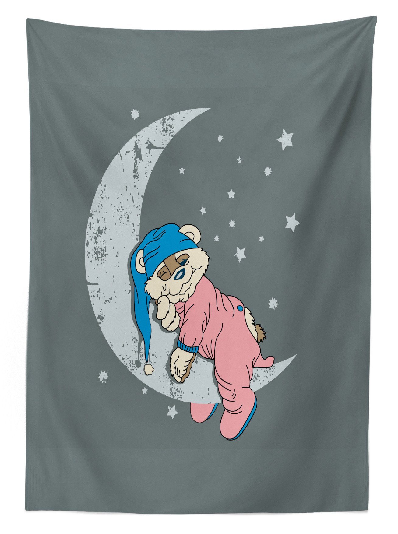 Bär Farben, Für Farbfest dem Klare Schlafen den Tischdecke Außen Abakuhaus Baby Mond geeignet auf Waschbar Bereich