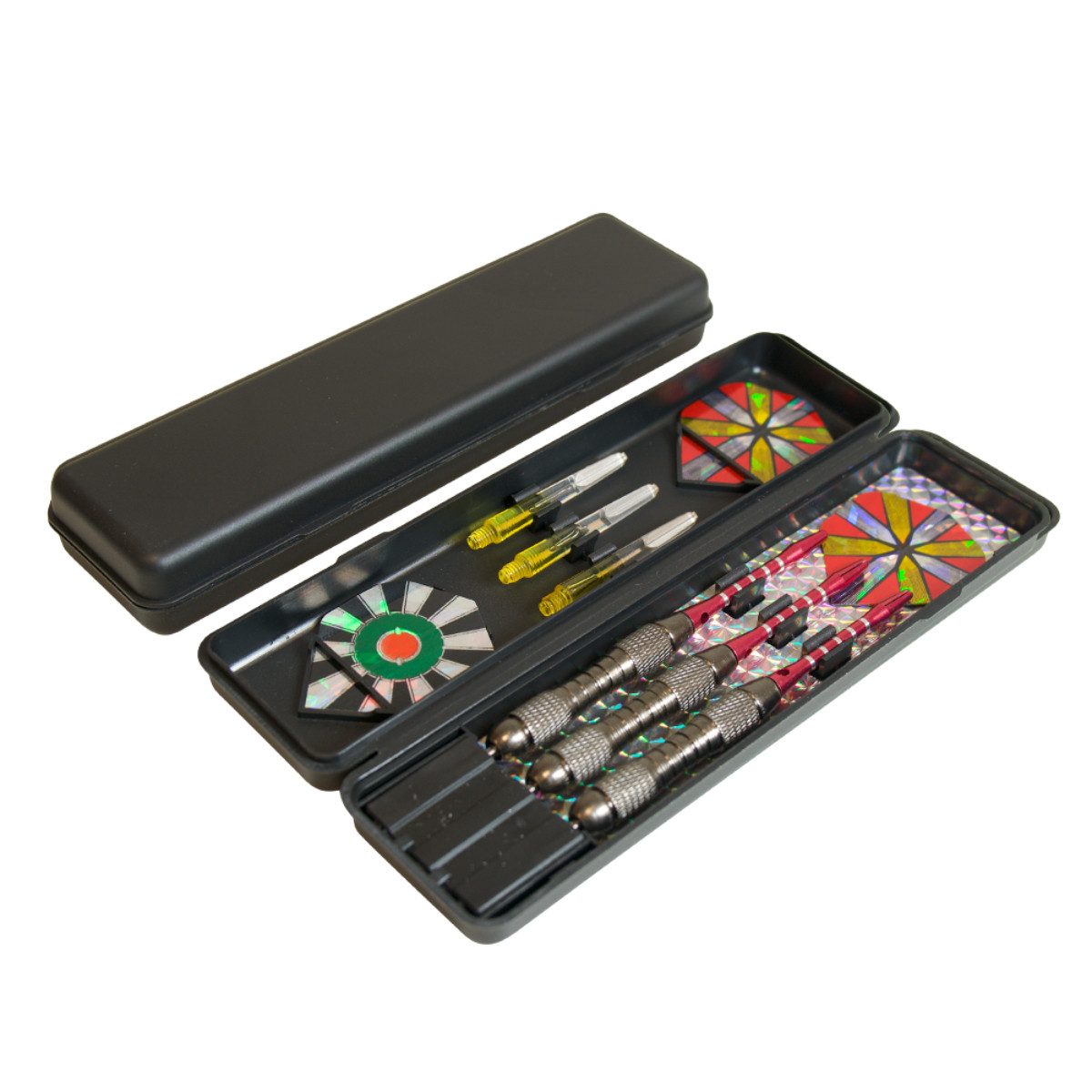 Jollystar Dartpfeil Dartpfeile Set 20 Gramm 15 teilig mit Zubehör und Aufbewahrungsbox, Dartpfeile Set mit 20 Gramm Gewicht inklusive Zubehör
