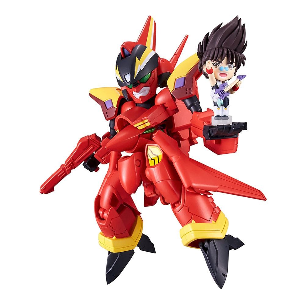 Bandai Tamashii Nations Actionfigur Macross 7 TS VF-19 Custom Fire Valkyrie with Basara Nekki Fahrzeug mit