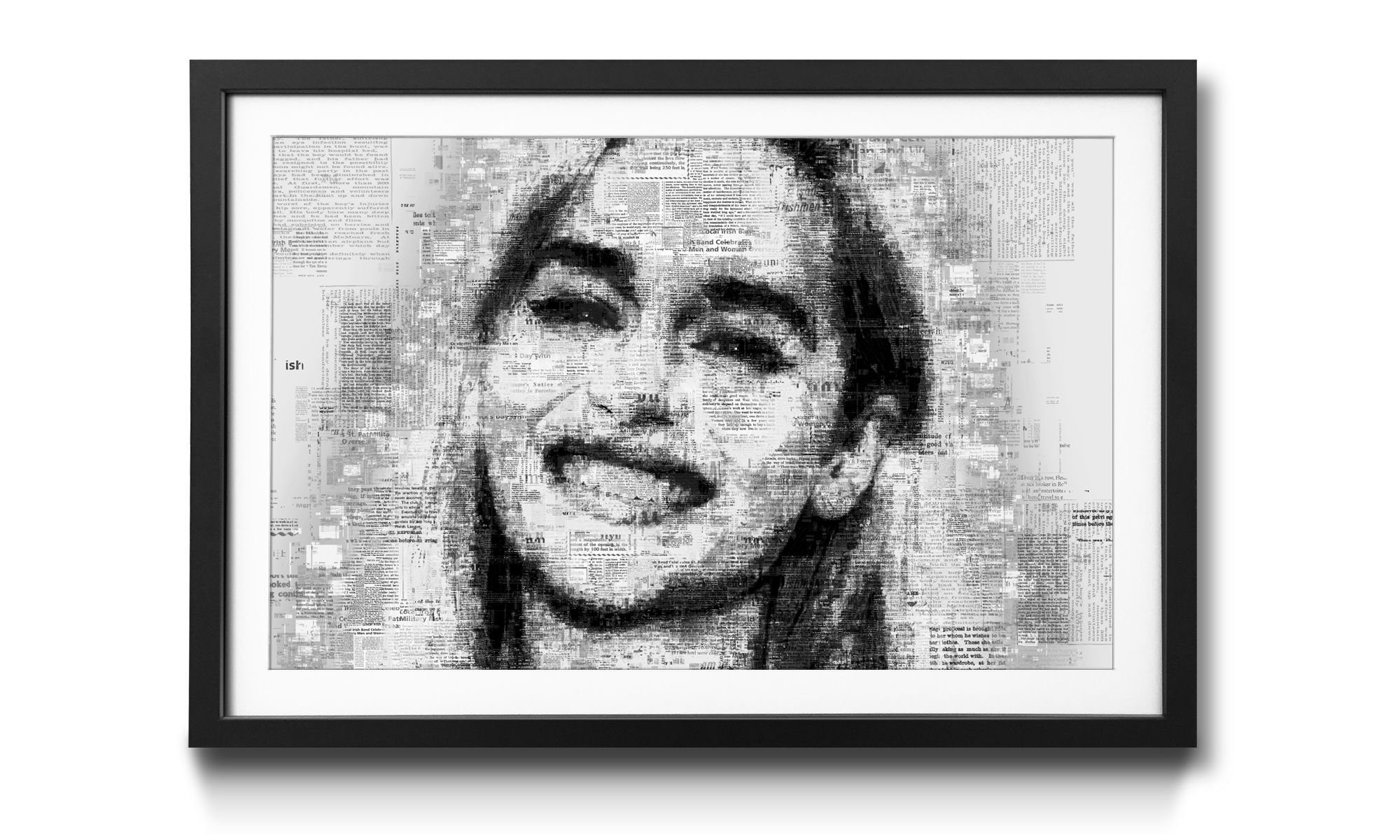 WandbilderXXL Bild mit Rahmen Emilia C., Schauspieler, Wandbild, in 4 Größen erhältlich