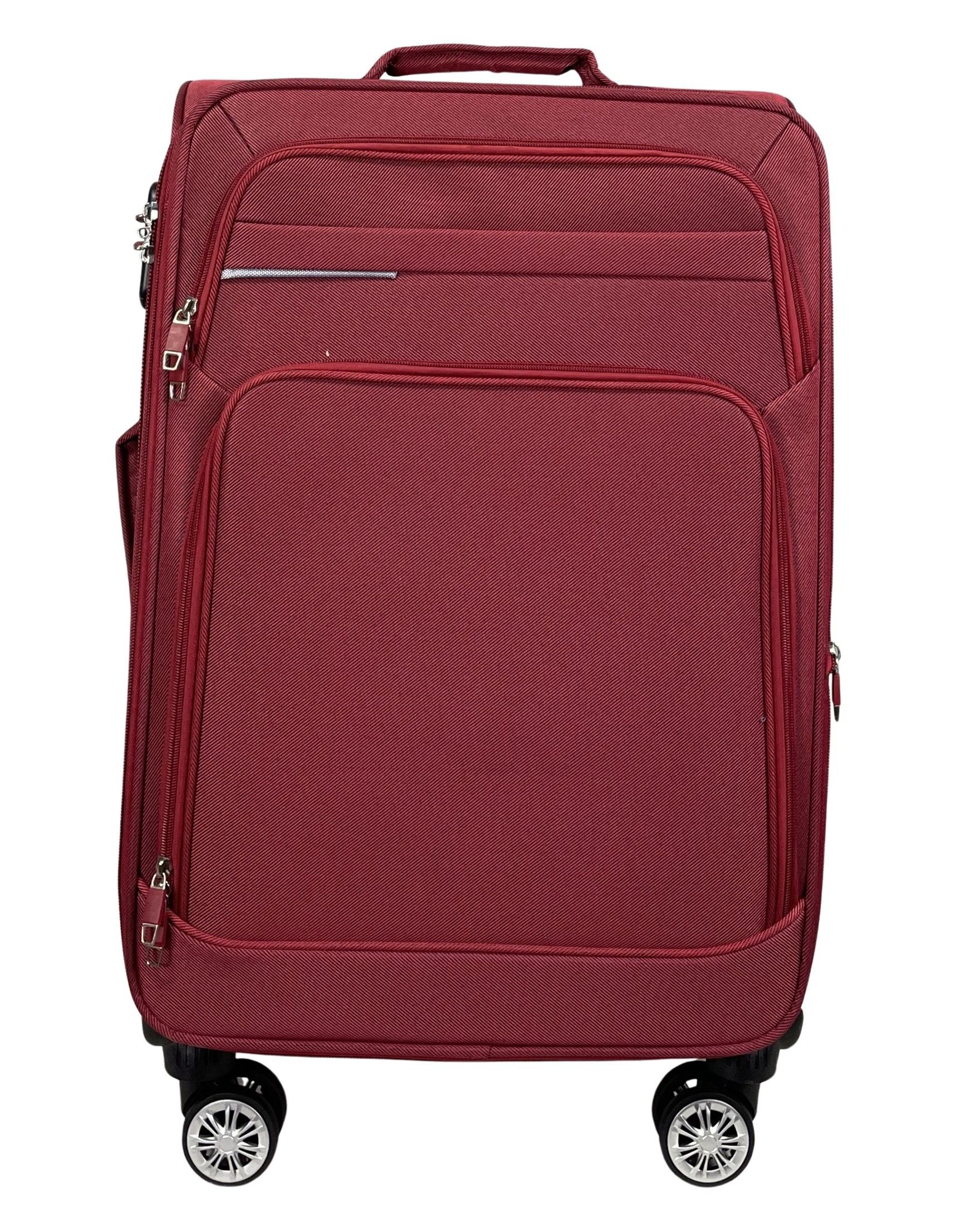 My Travel Bag Koffer 3090 Stoffkoffer 4-Rollen Trolley Reisekoffer Tasche Reisetasche, inkl. Dehnungsfuge und 360° Rolle